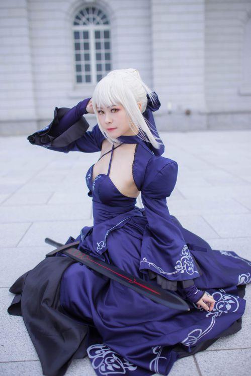 人气动漫Coser@KaYa-萱&Arty亞緹  Saber Alter&Jeanne Alter [141P86.2MB] - 图片6
