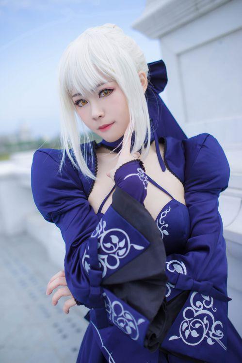 人气动漫Coser@KaYa-萱&Arty亞緹  Saber Alter&Jeanne Alter [141P86.2MB] - 图片2