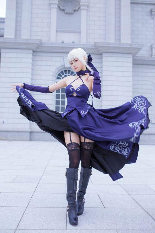 人气动漫Coser@KaYa-萱&Arty亞緹  Saber Alter&Jeanne Alter [141P86.2MB] - 图片8