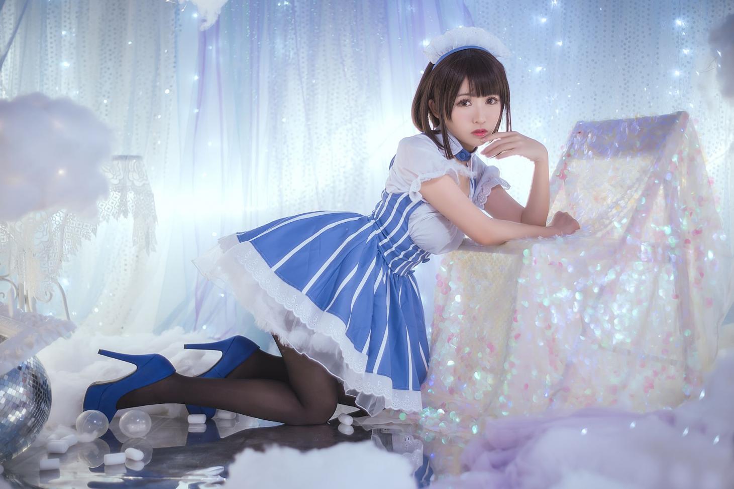 人气动漫Coser@鳗鱼霏儿 - 加藤惠 女仆 [19P176MB] - 图片6