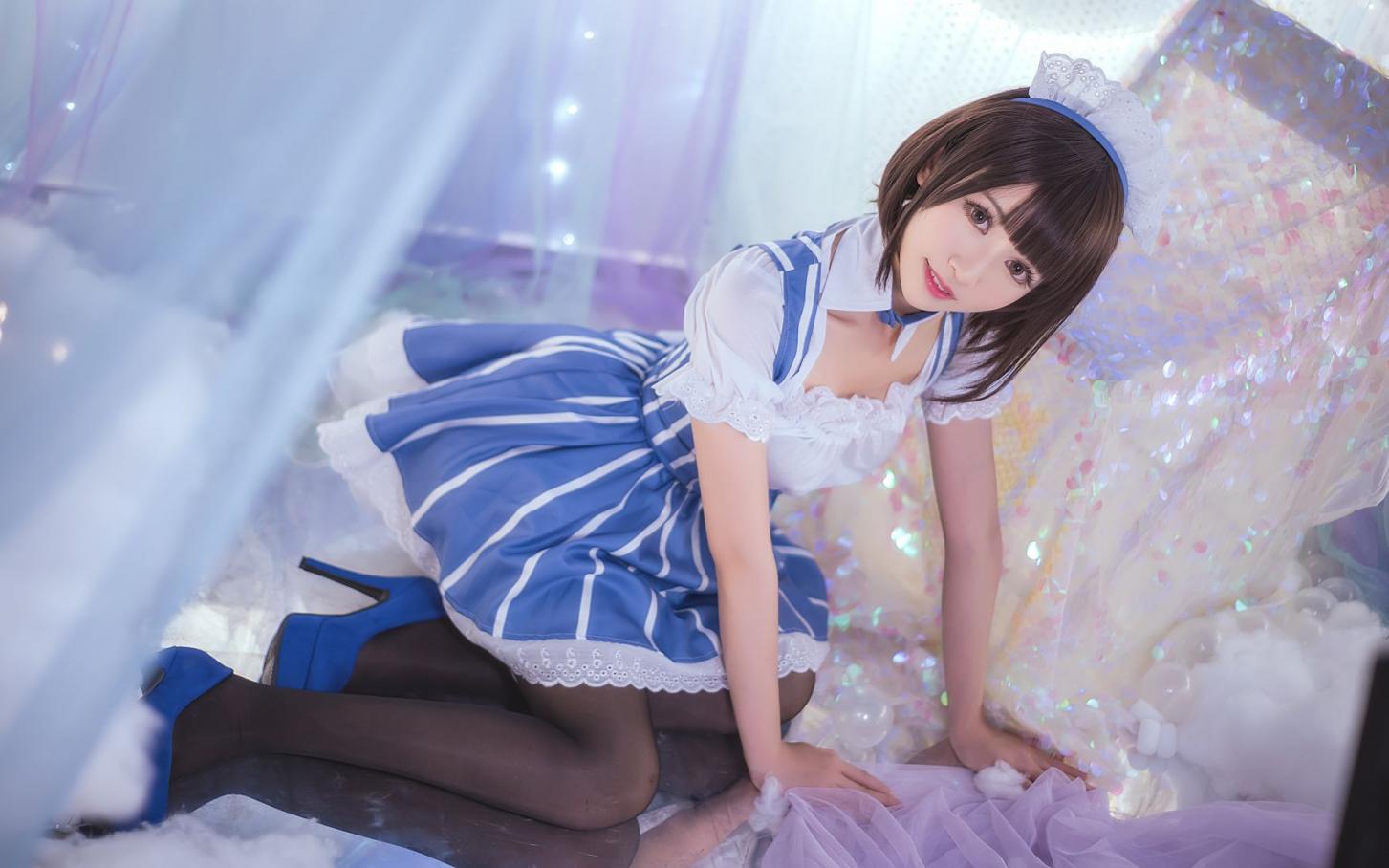 人气动漫Coser@鳗鱼霏儿 - 加藤惠 女仆 [19P176MB] - 图片7