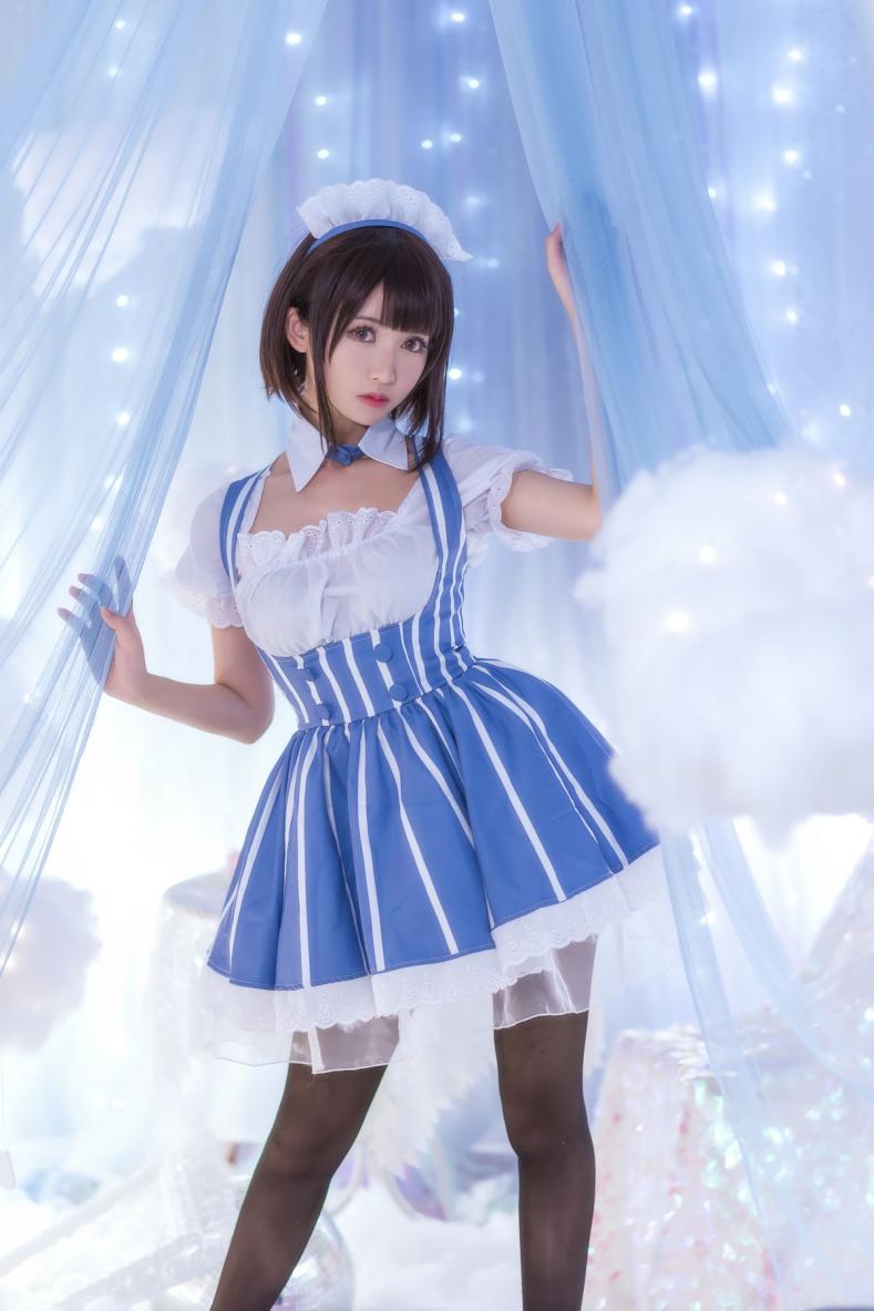 人气动漫Coser@鳗鱼霏儿 - 加藤惠 女仆 [19P176MB] - 图片3
