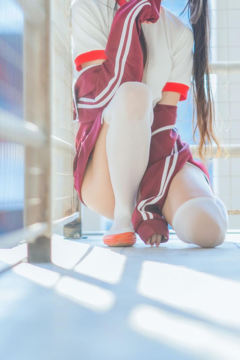 人气动漫Coser@桜桃喵 - 红色体操服 [44P538MB] - 图片7