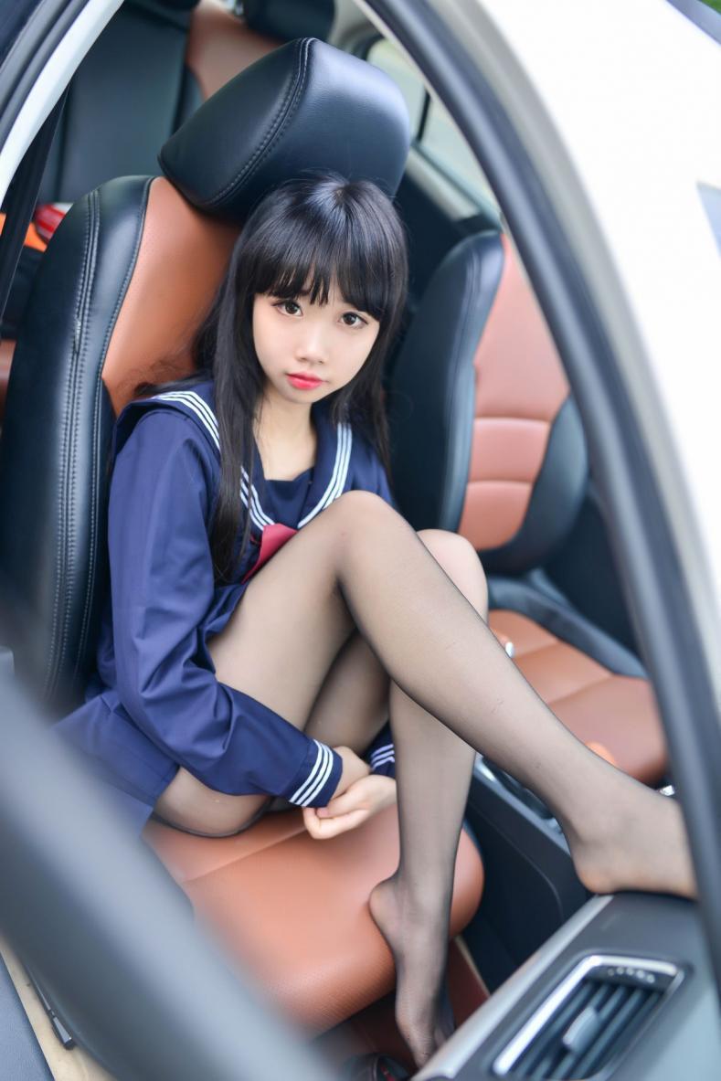 雪琪 - 车内JK [20P-93MB] - 图片3