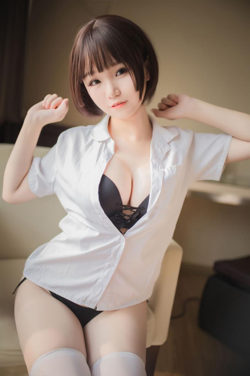 网红Coser@Yoko宅夏 一号写真本 黑白丝两套 [48P333MB] - 图片2