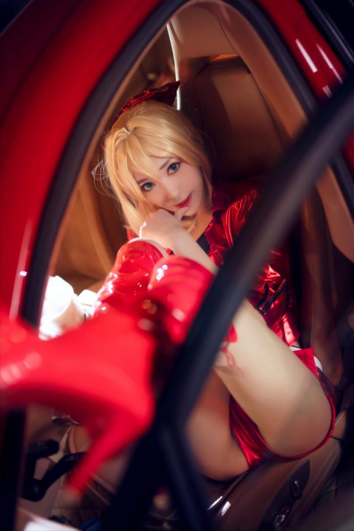 微博红人动漫Coser@南桃Momoko 尼禄赛车娘 [19P118MB] - 图片4