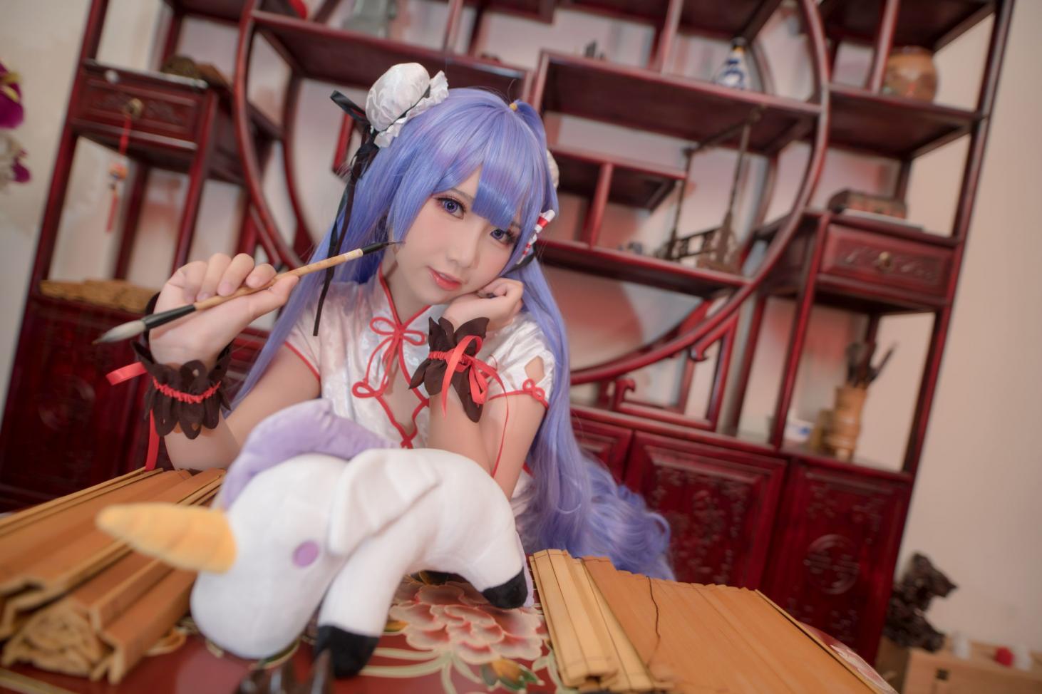网红Coser@面饼仙儿 - 旗袍COS [20P-230MB] - 图片4