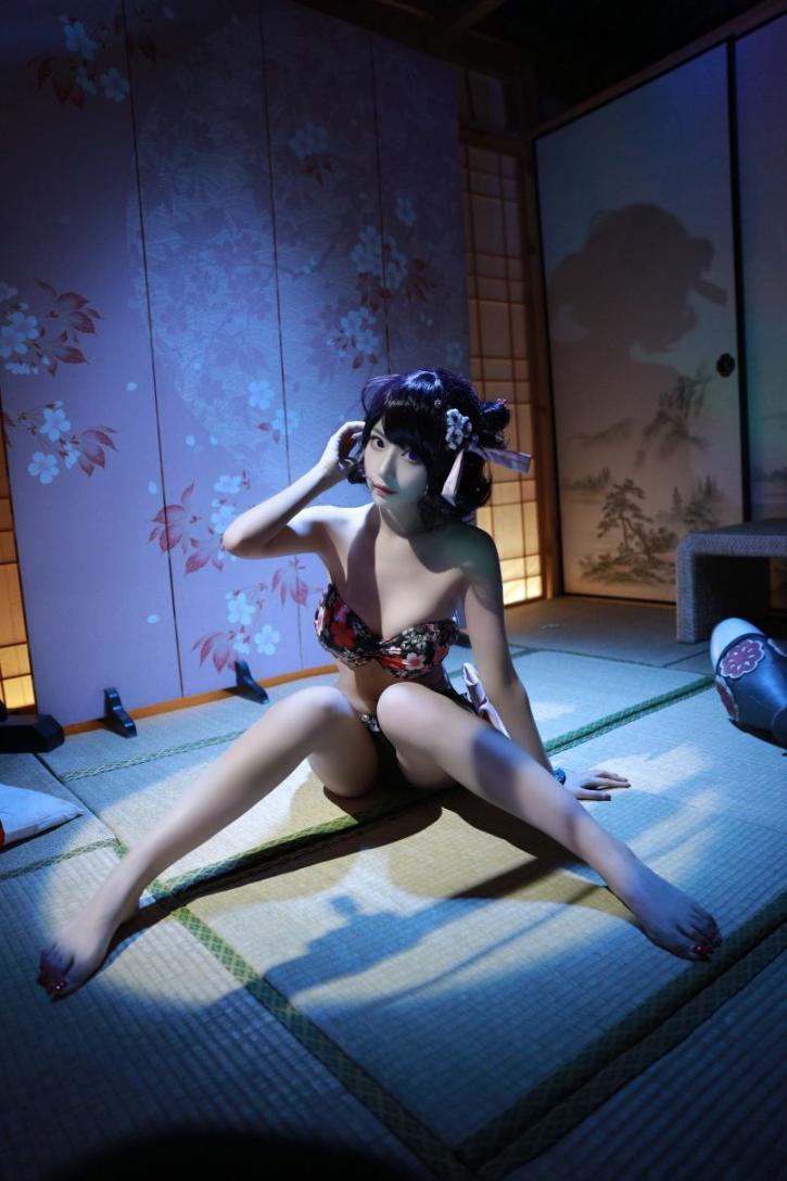 人气动漫Coser@Shika小鹿鹿 北斋泳装 [21P57.1MB] - 图片3