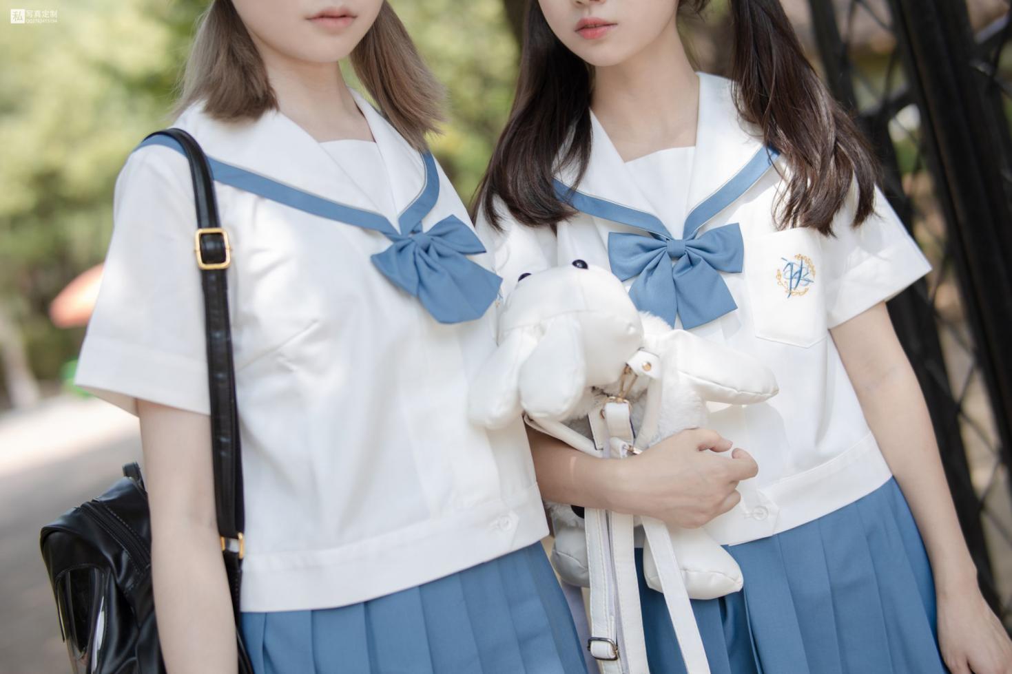 森萝财团写真 JKFUN-025 默陌&Aika  80D白丝过膝袜 [93P-1.17GB] - 图片6