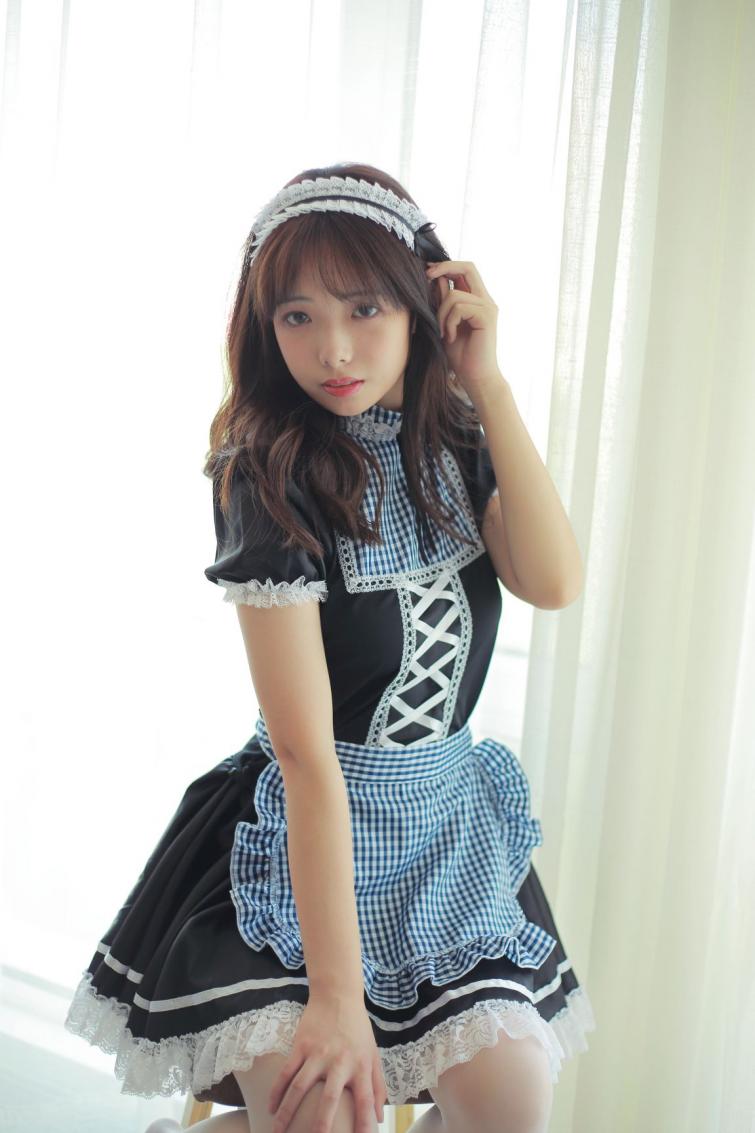 微博红人Coser@雯妹不讲道理 女仆写真 - 图片5