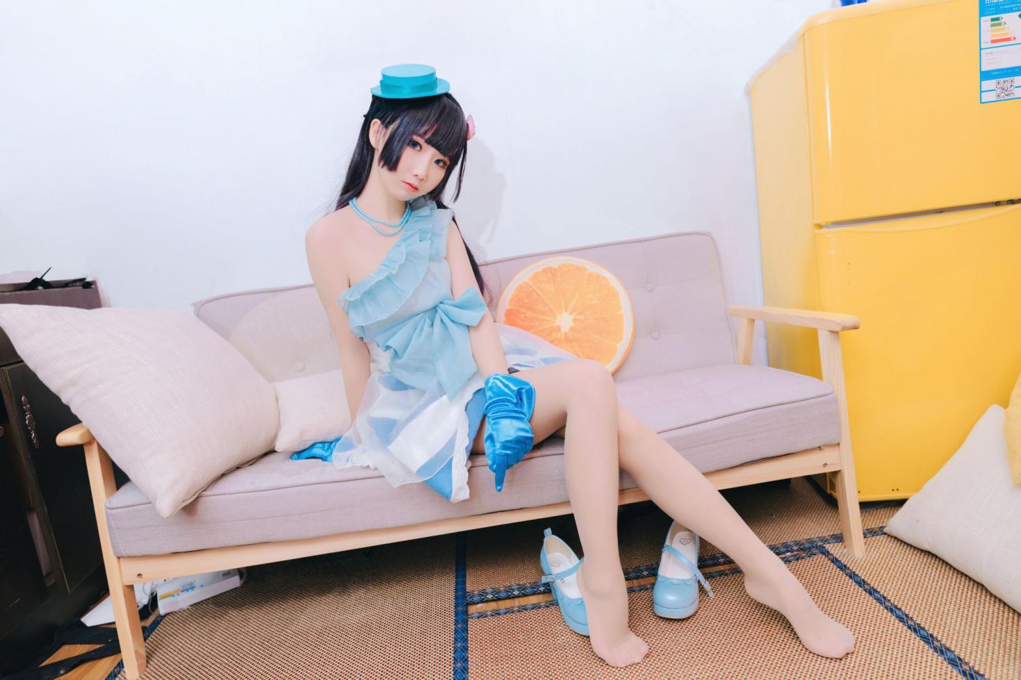 人气动漫Coser@面饼仙儿 打歌服黑猫[12P128MB] - 图片4