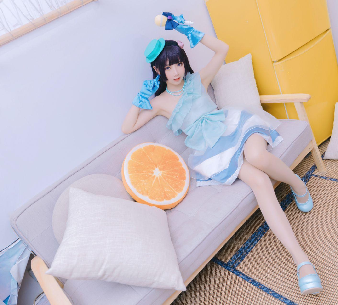 人气动漫Coser@面饼仙儿 打歌服黑猫[12P128MB]