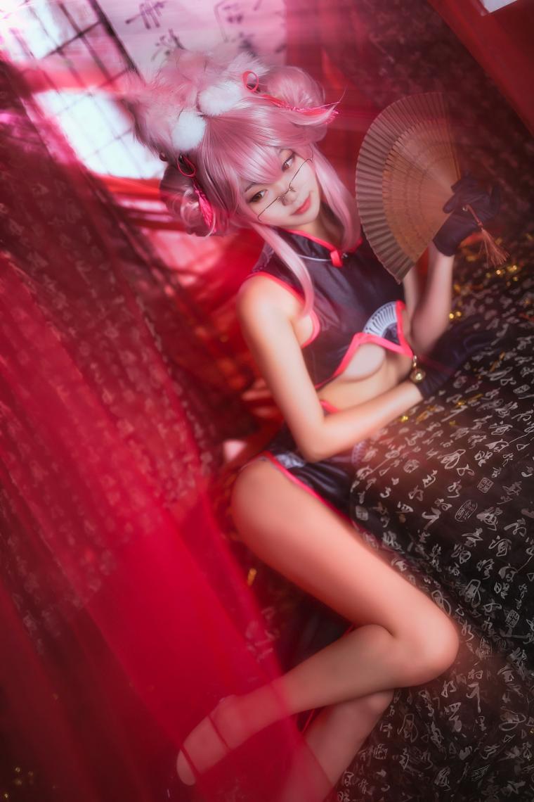微博红人动漫Coser@-黑川-杀阶旗袍 柯杨斯卡娅 [12P300MB] - 图片3