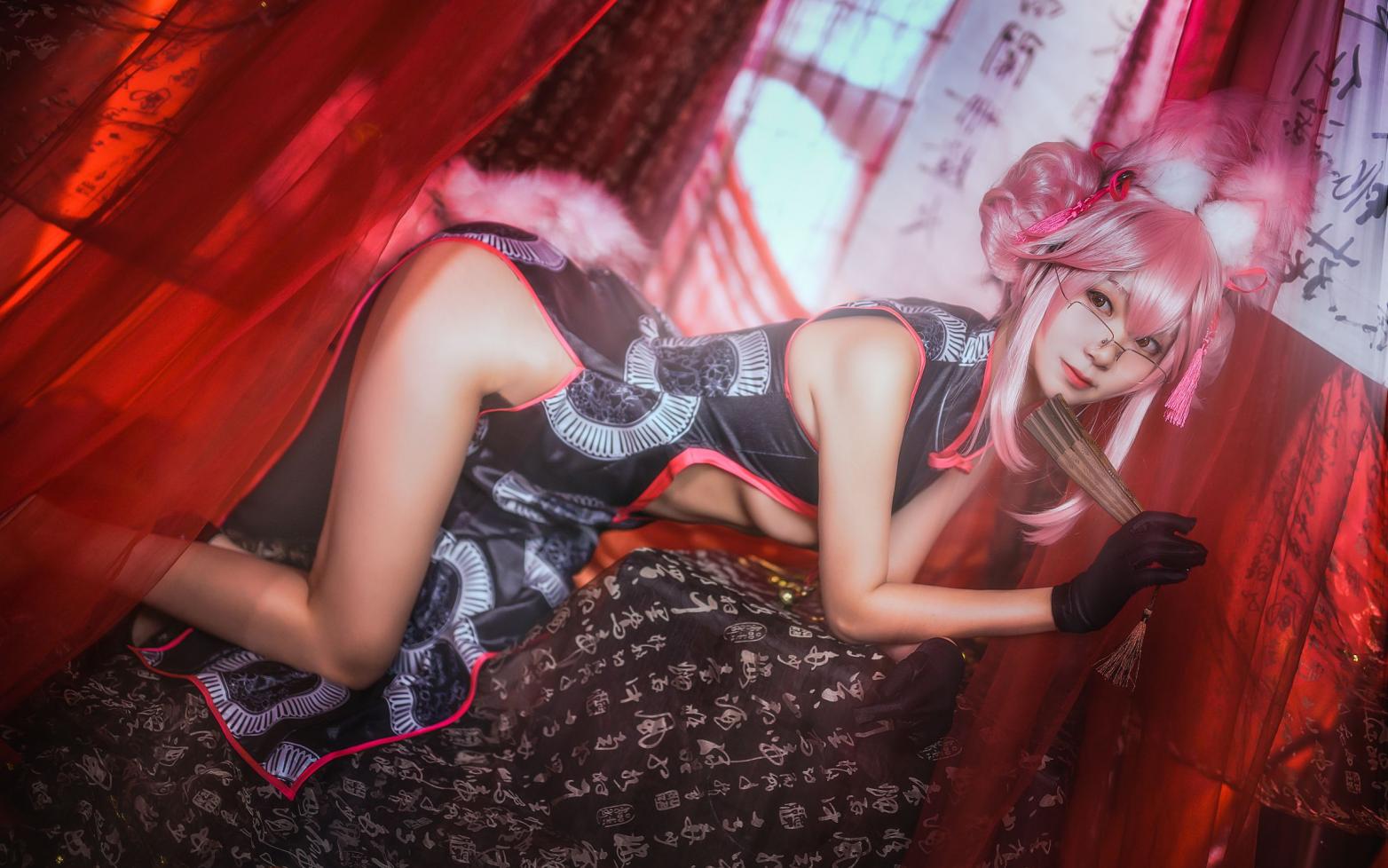 微博红人动漫Coser@-黑川-杀阶旗袍 柯杨斯卡娅 [12P300MB] - 图片6