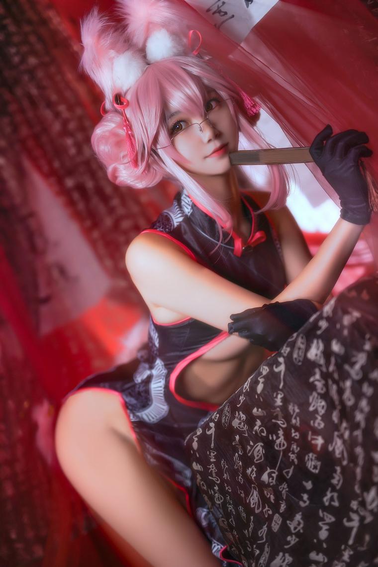 微博红人动漫Coser@-黑川-杀阶旗袍 柯杨斯卡娅 [12P300MB] - 图片7
