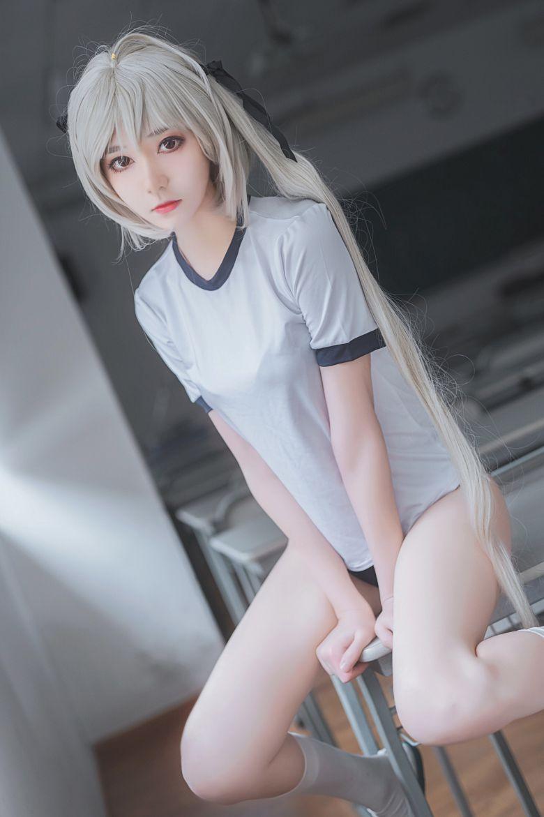 微博红人动漫Coser@南桃Momoko 春日野穹体操服 [28P139MB] - 图片6