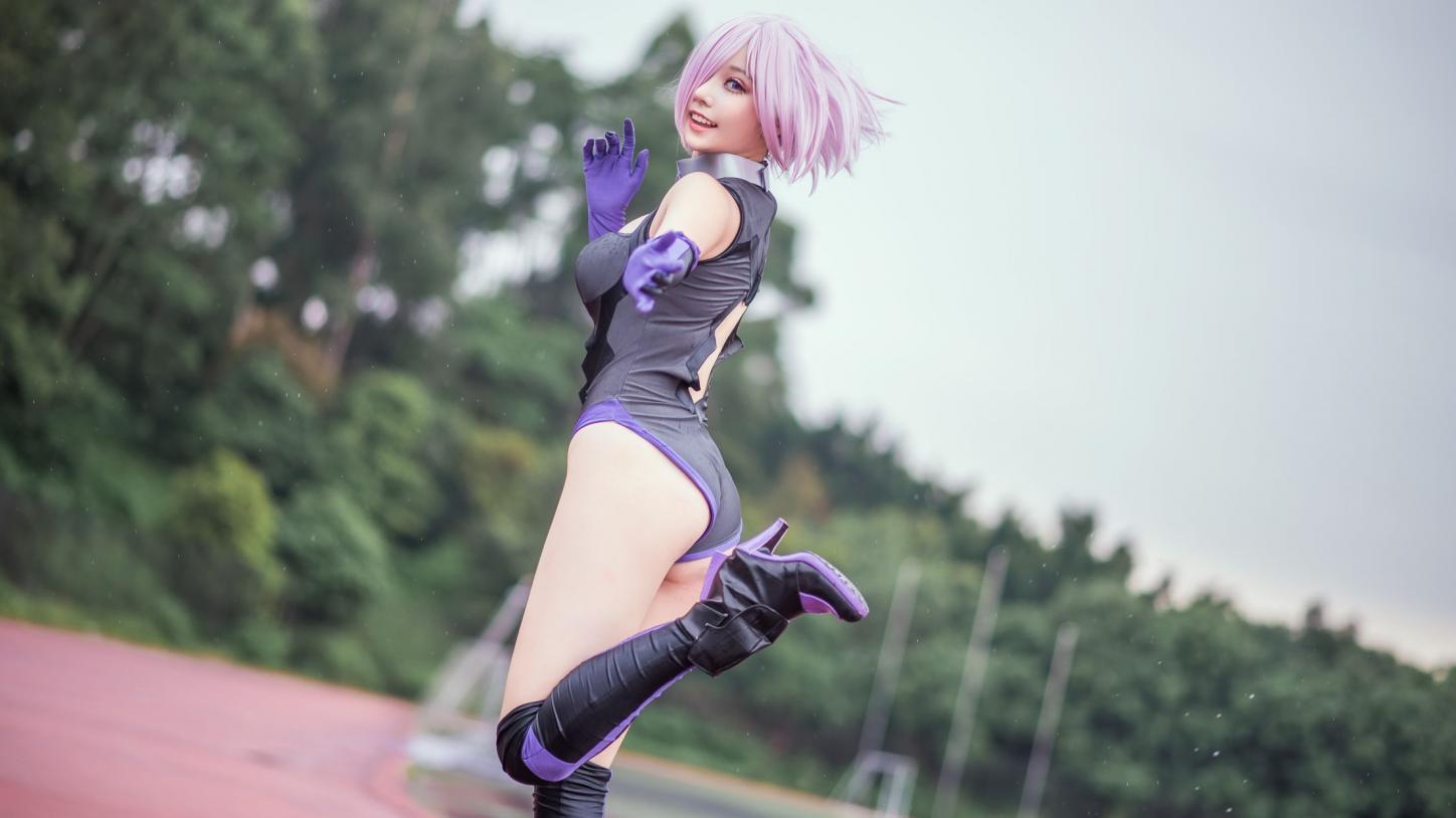 微博红人Coser@菌烨tako 玛修个人训练 [17P36.7MB] - 图片4