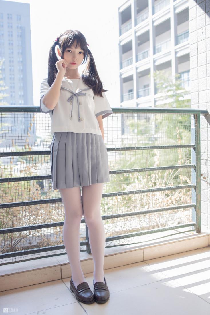 森萝财团写真 JKFUN-028 抑郁湖边与绝望天台 15D白丝 默陌 [58P2V3.14G] - 图片6