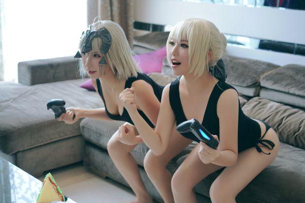 人气动漫Coser@半半子&索索-家居ps4 [30P39.6MB] - 图片5