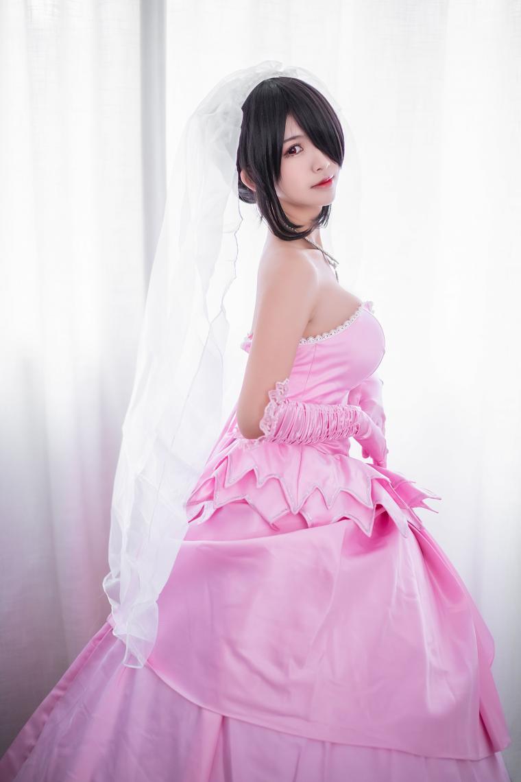 人气动漫Coser@鳗鱼霏儿 - 狂三系列 婚纱 [14P308MB]