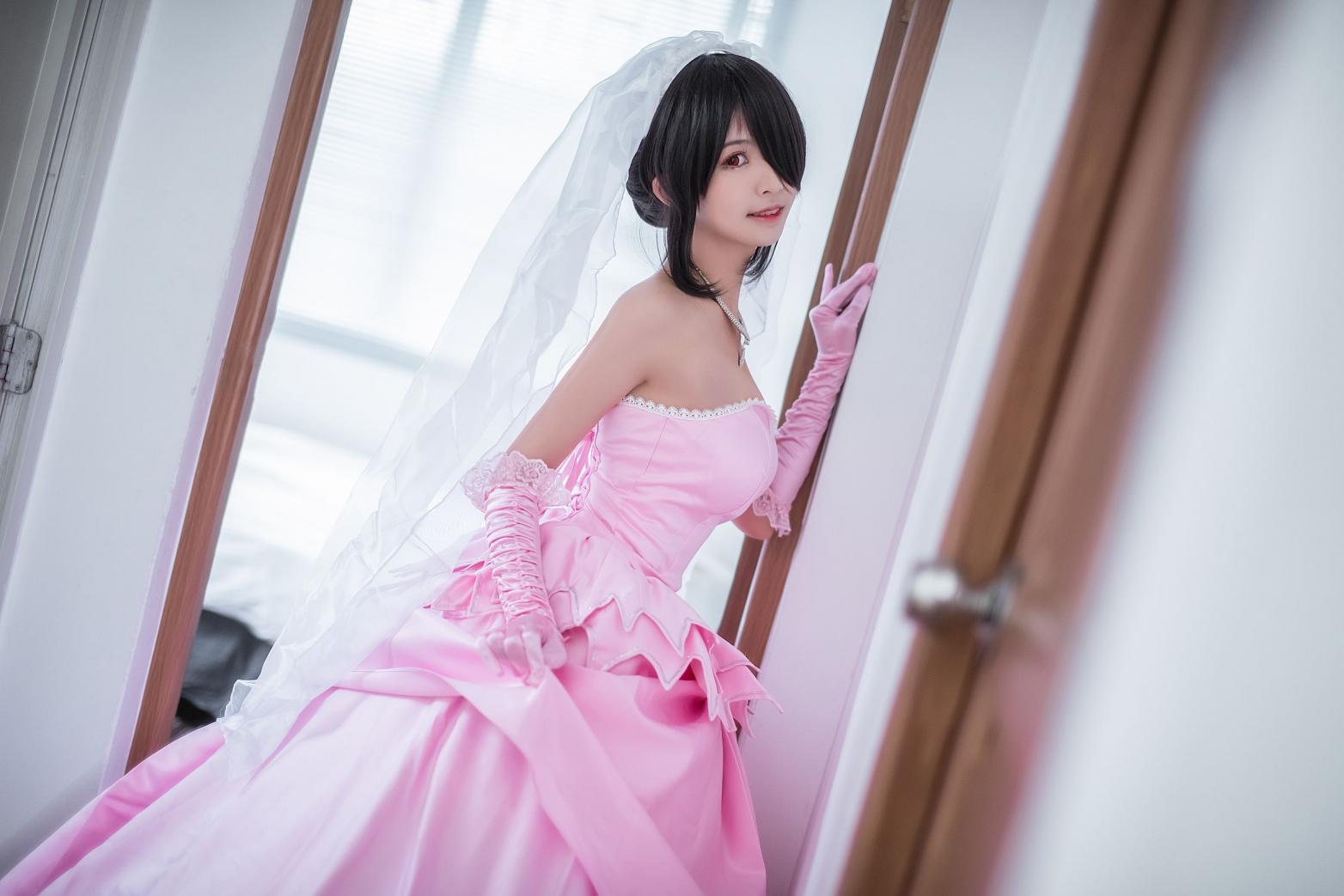 人气动漫Coser@鳗鱼霏儿 - 狂三系列 婚纱 [14P308MB] - 图片3