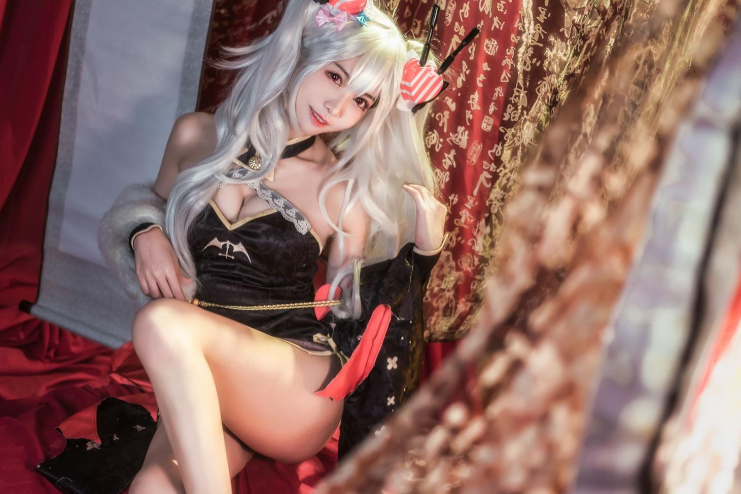 人气动漫Coser@鳗鱼霏儿 - 碧蓝华裳 吸血鬼 [12P175MB] - 图片4