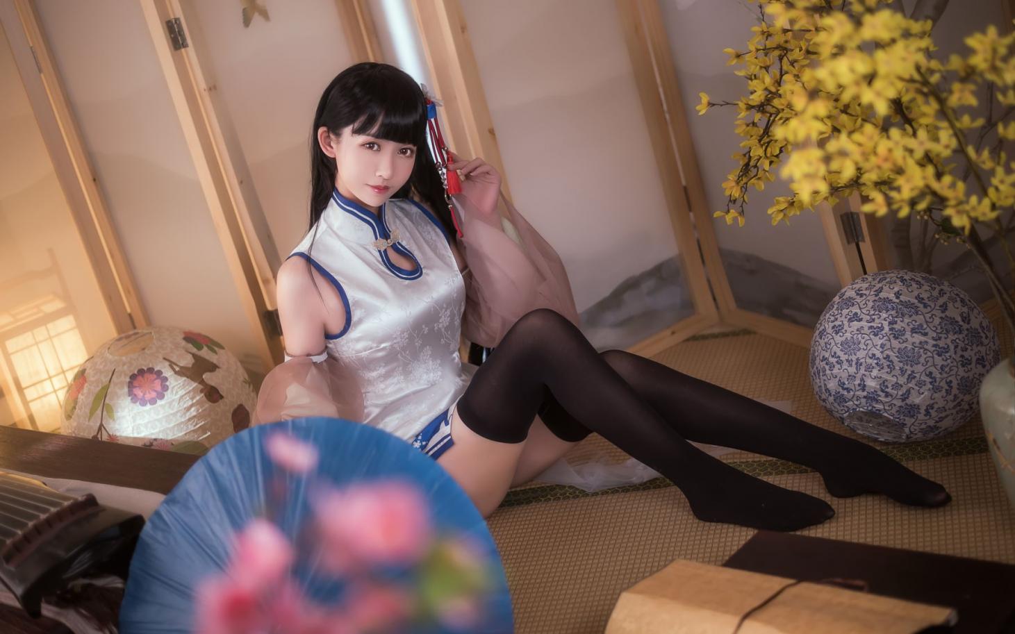 人气动漫Coser@鳗鱼霏儿 - 碧蓝华裳 逸仙 [16P181MB] - 图片2