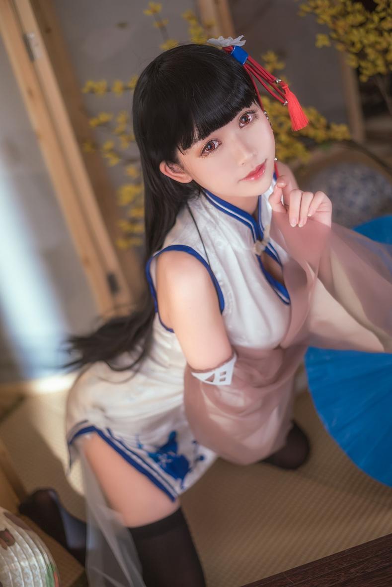 人气动漫Coser@鳗鱼霏儿 - 碧蓝华裳 逸仙 [16P181MB] - 图片3
