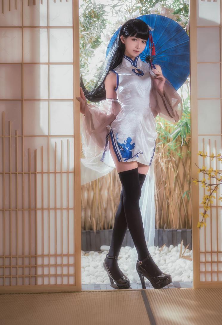 人气动漫Coser@鳗鱼霏儿 - 碧蓝华裳 逸仙 [16P181MB] - 图片7