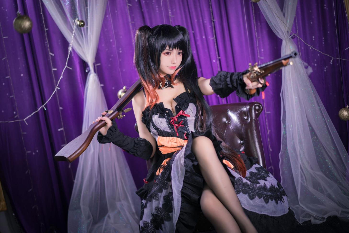 人气动漫Coser@鳗鱼霏儿 - 狂三系列 灵装 [11P183MB]
