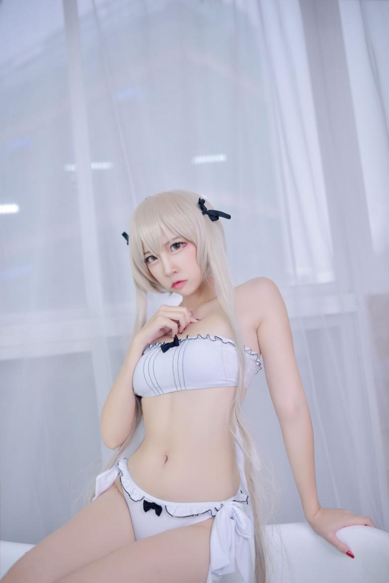 人气Coser动漫博主@二佐Nisa 穹妹泳衣 [54P253MB] - 图片7