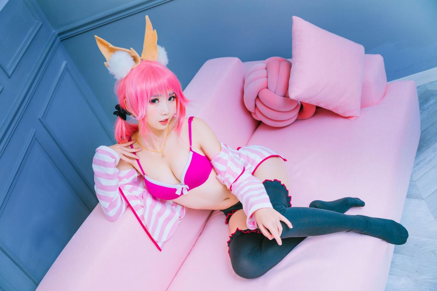 人气动漫Coser@面饼仙儿 - 玉藻前日常 [16P236MB] - 图片4