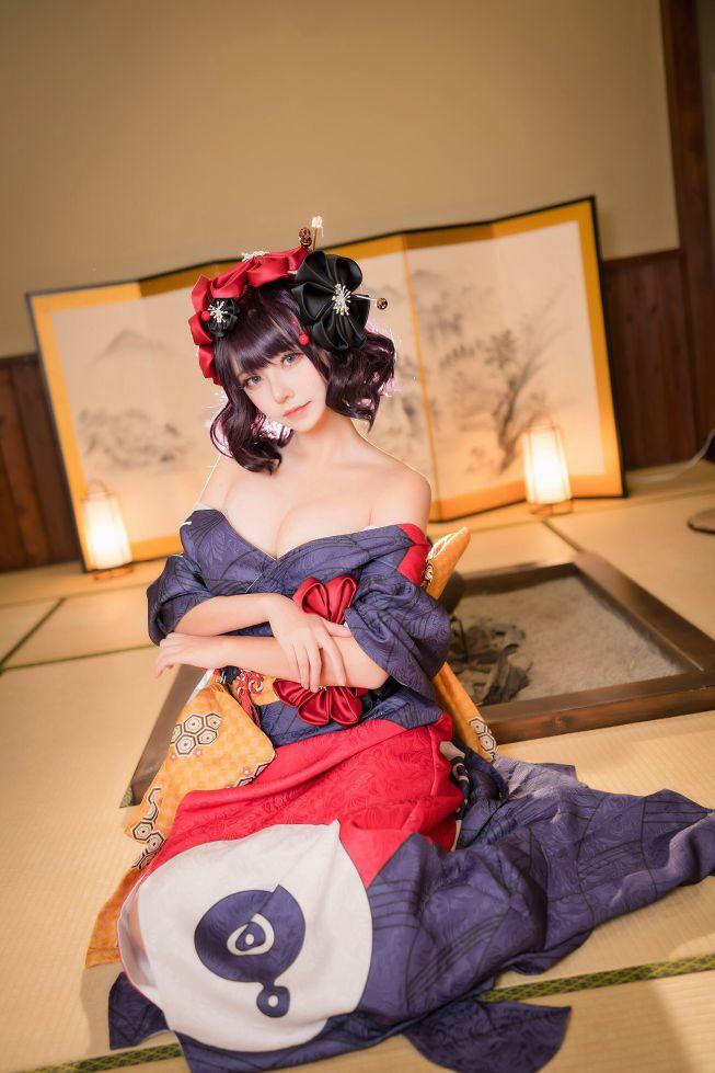 人气动漫Coser@菌烨tako - 葛飾北斎 [18P111MB]