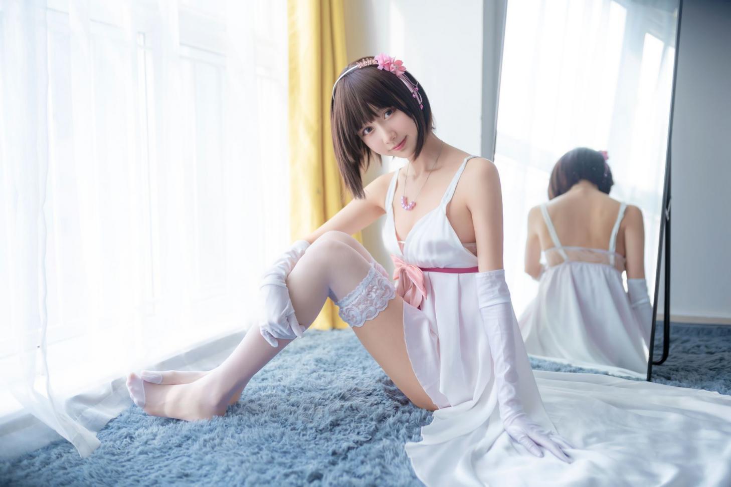 网红Coser@木绵绵OwO - 加藤惠cos礼服部分 [39P184MB] - 图片5