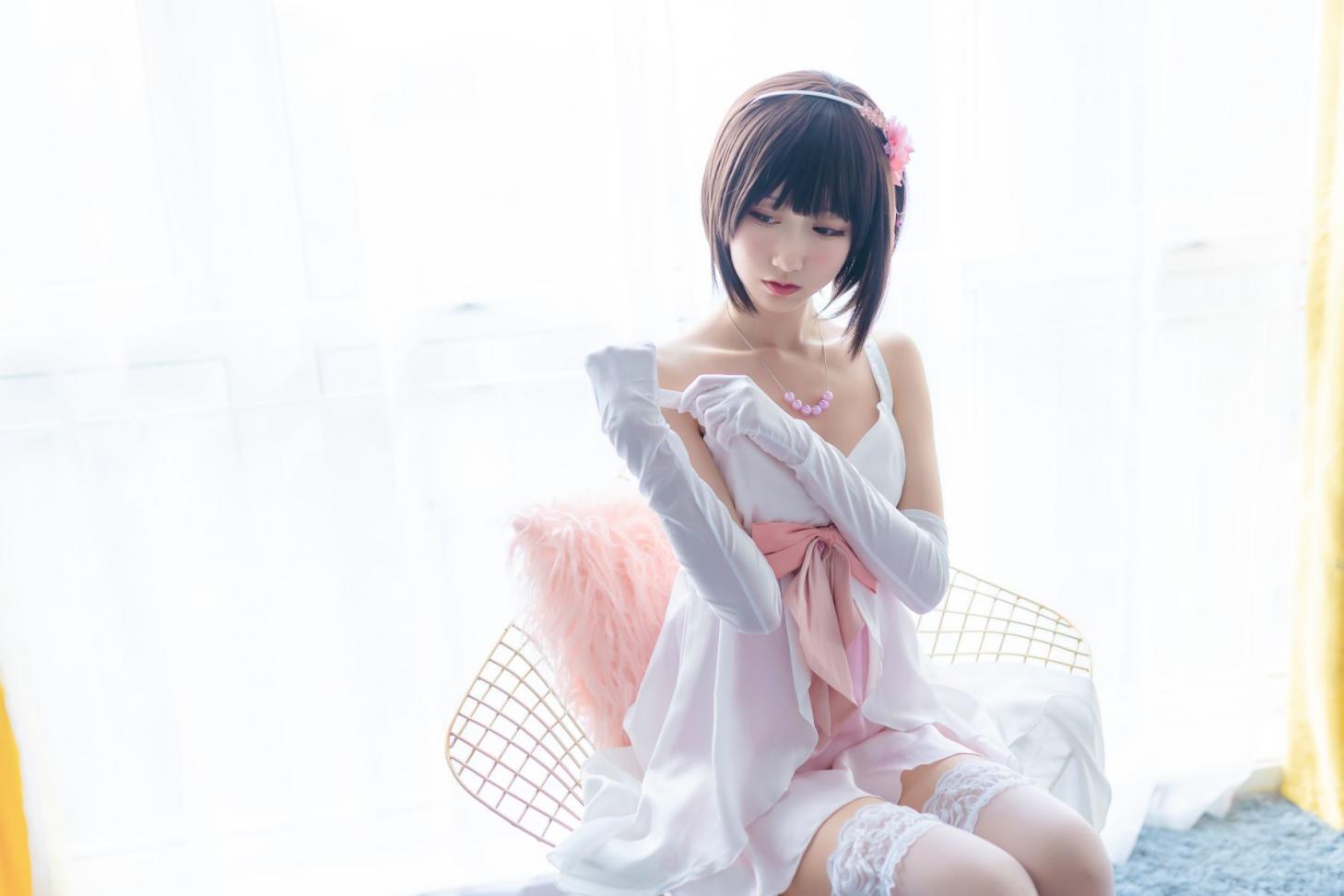 网红Coser@木绵绵OwO - 加藤惠cos礼服部分 [39P184MB] - 图片3
