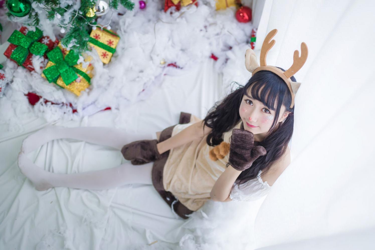网红Coser@木绵绵OwO - 圣诞老人和驯鹿酱 [46P171MB] - 图片7