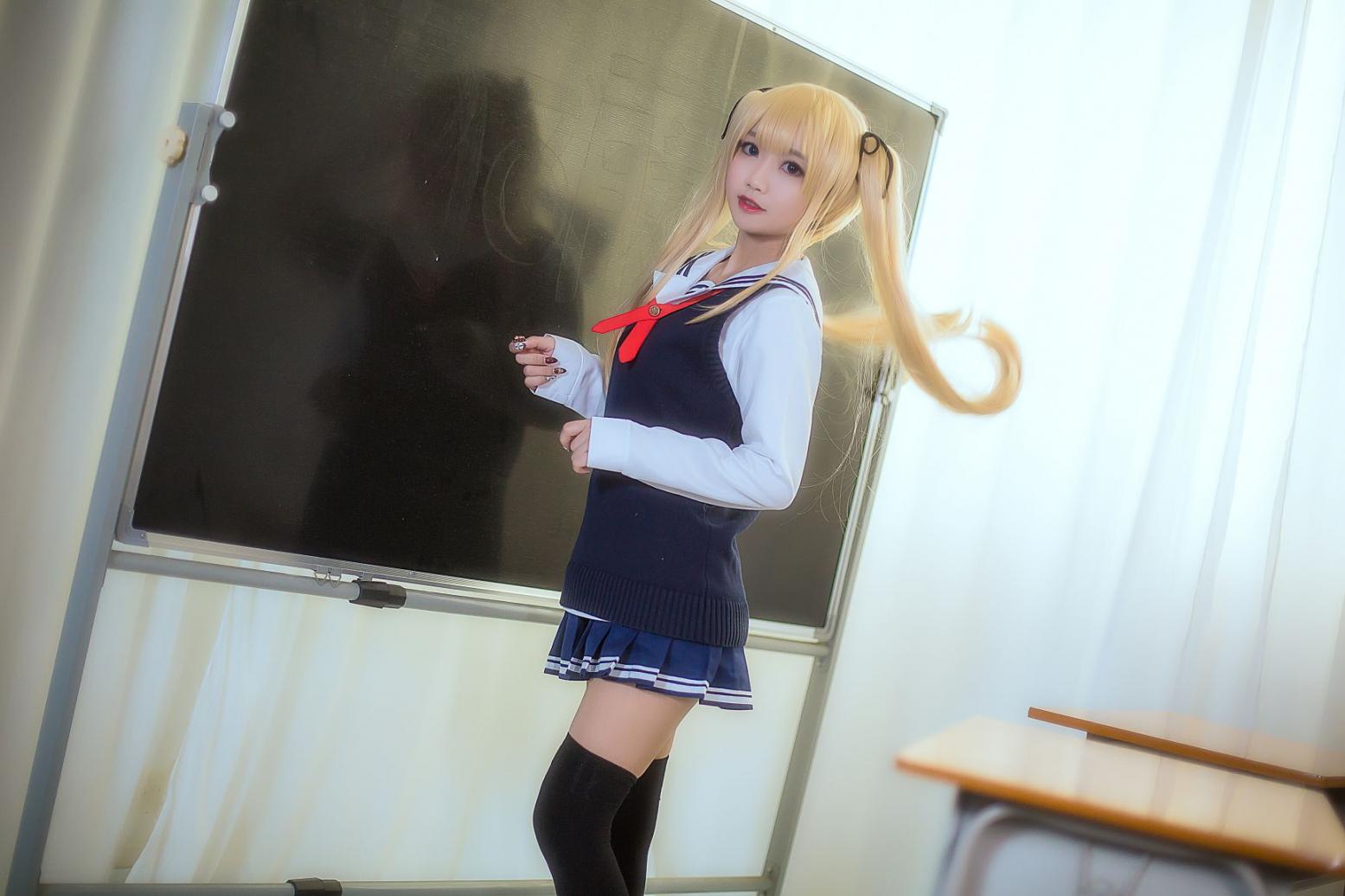 微博红人@鬼畜瑶在不在w 校服 [15P168MB] - 图片8