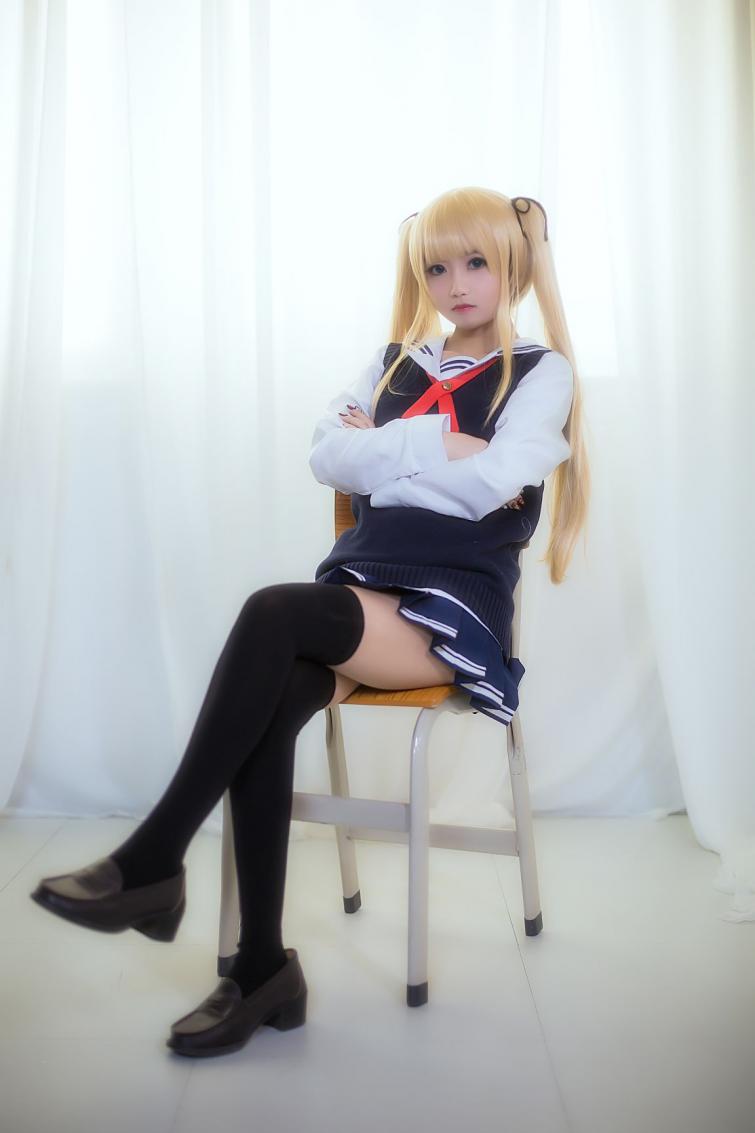 微博红人@鬼畜瑶在不在w 校服 [15P168MB] - 图片9