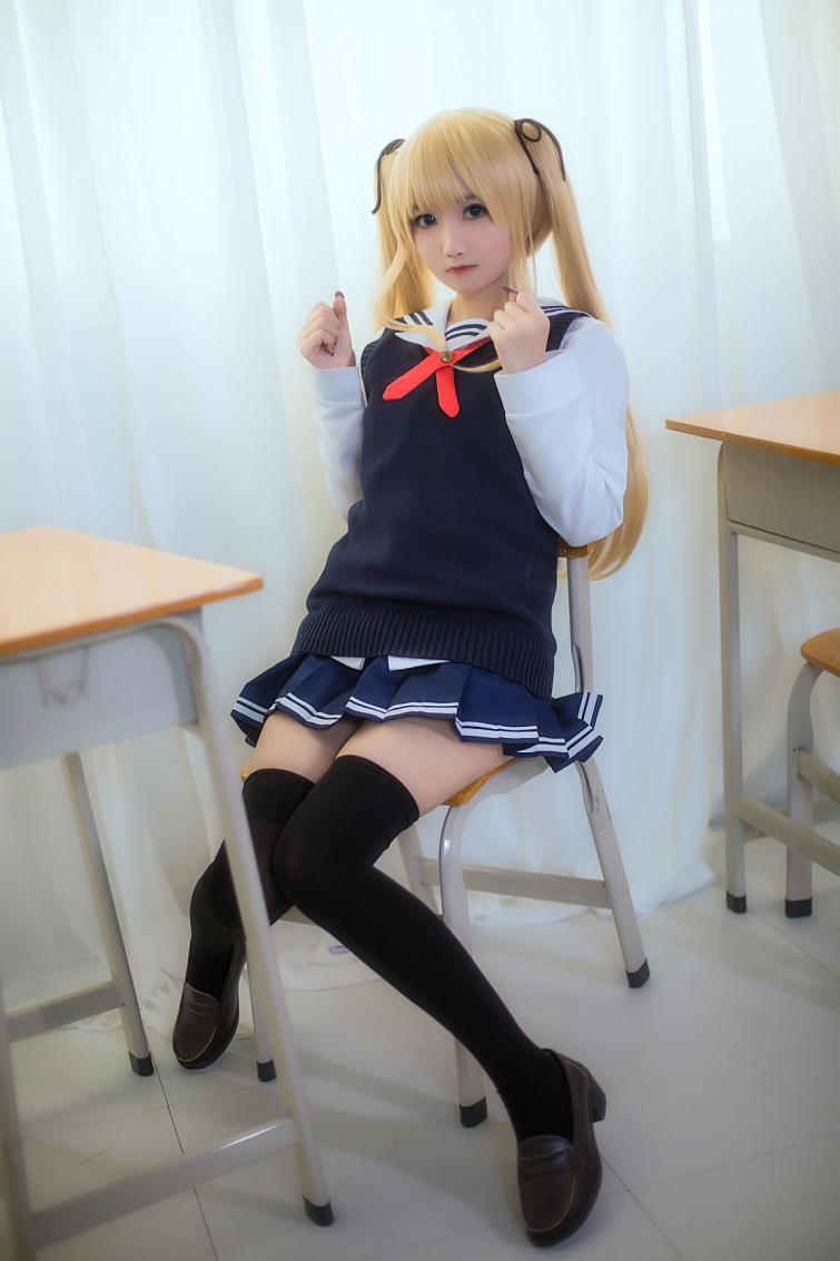 微博红人@鬼畜瑶在不在w 校服 [15P168MB] - 图片3