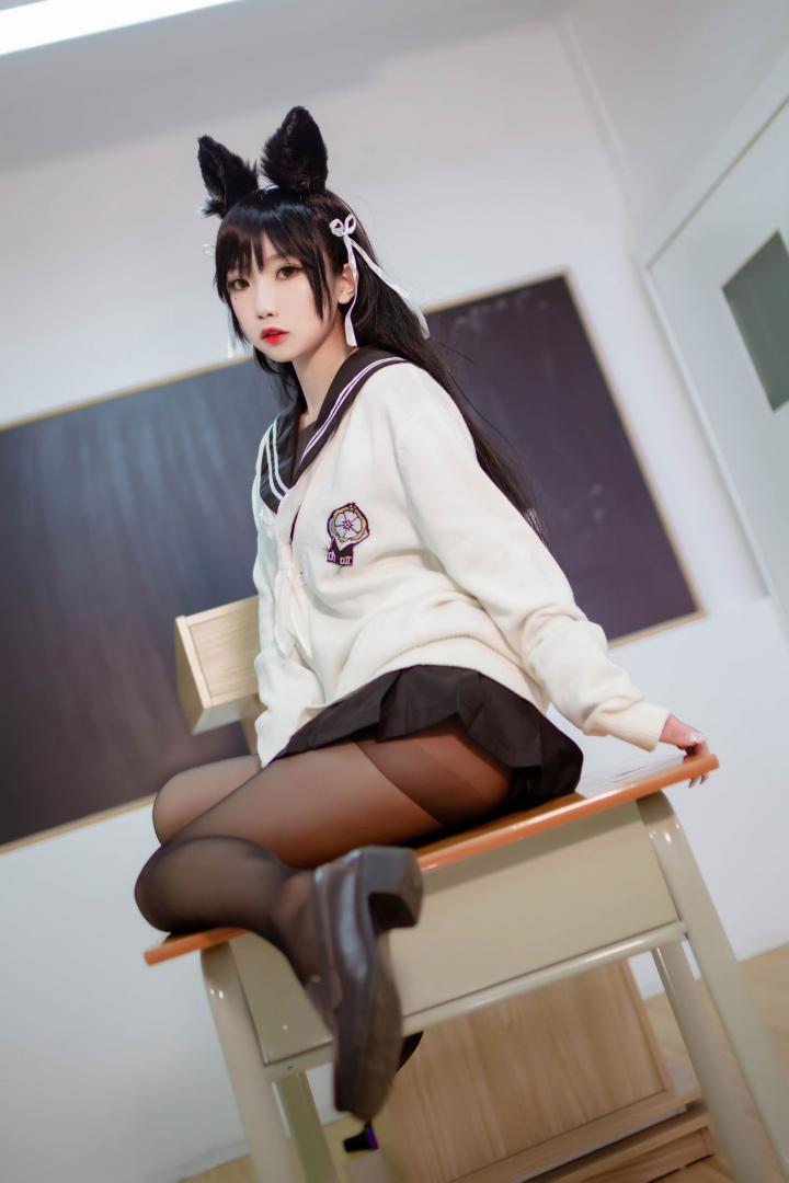 微博红人@鬼畜瑶在不在w JK制服 [22P249MB] - 图片5