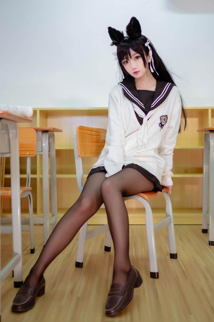 微博红人@鬼畜瑶在不在w JK制服 [22P249MB] - 图片4