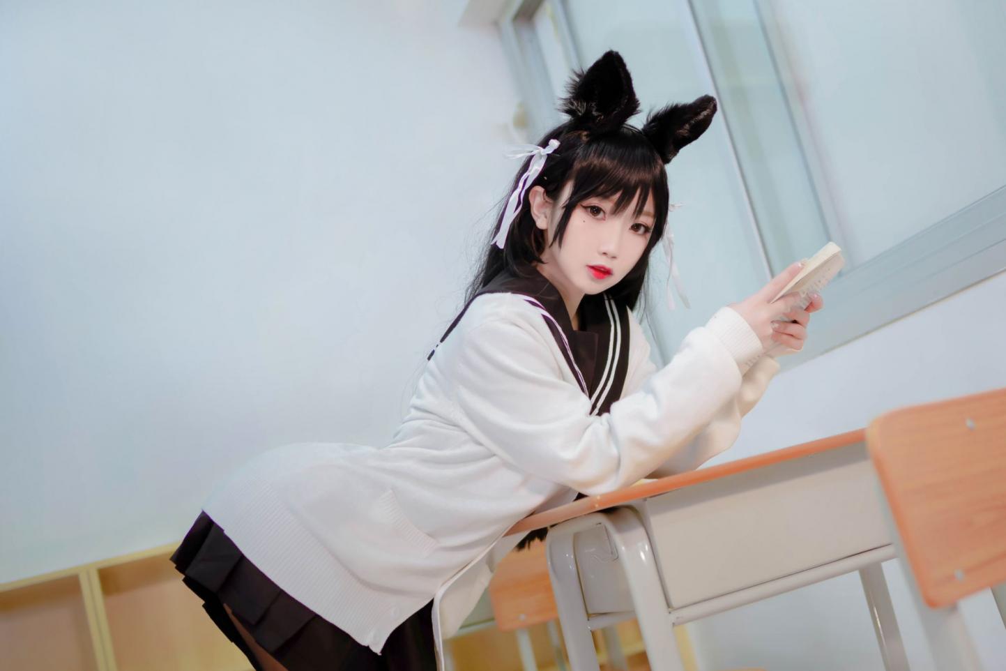 微博红人@鬼畜瑶在不在w JK制服 [22P249MB] - 图片6