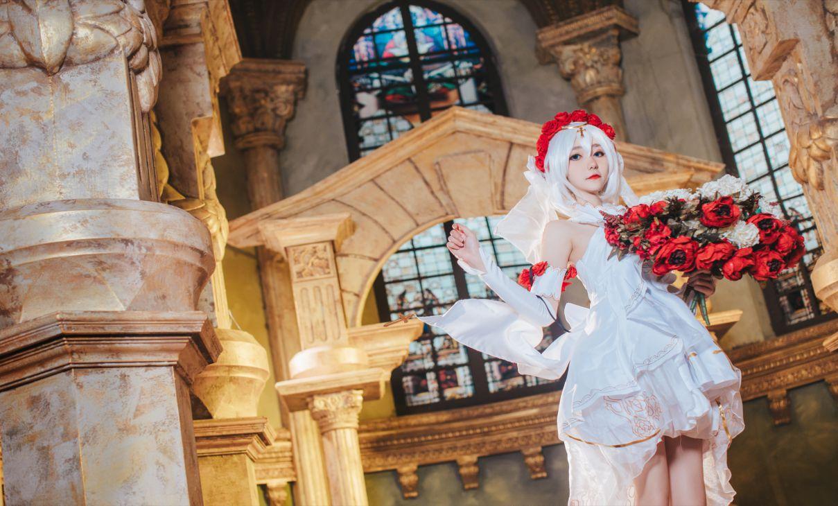 微博红人动漫Coser@南桃Momoko 德丽莎花裳月纱 [16P31MB] - 图片3