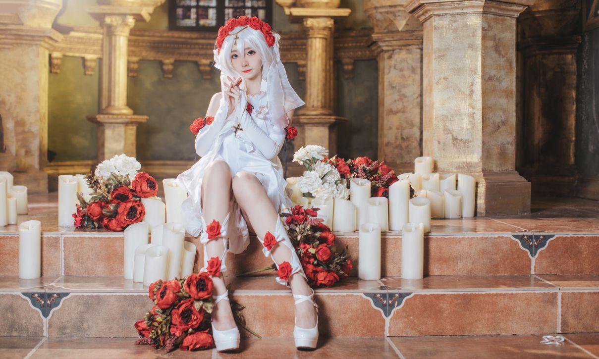 微博红人动漫Coser@南桃Momoko 德丽莎花裳月纱 [16P31MB] - 图片2