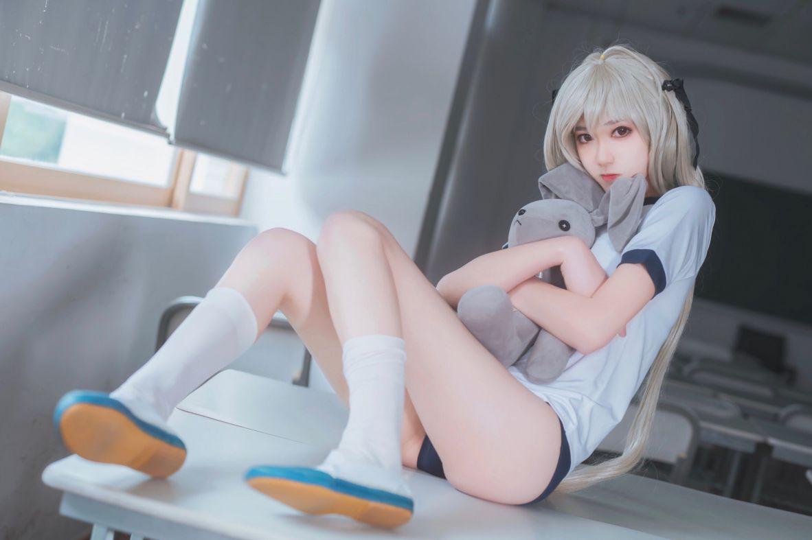 微博红人动漫Coser@南桃Momoko 春日野穹体操服 [28P139MB] - 图片3