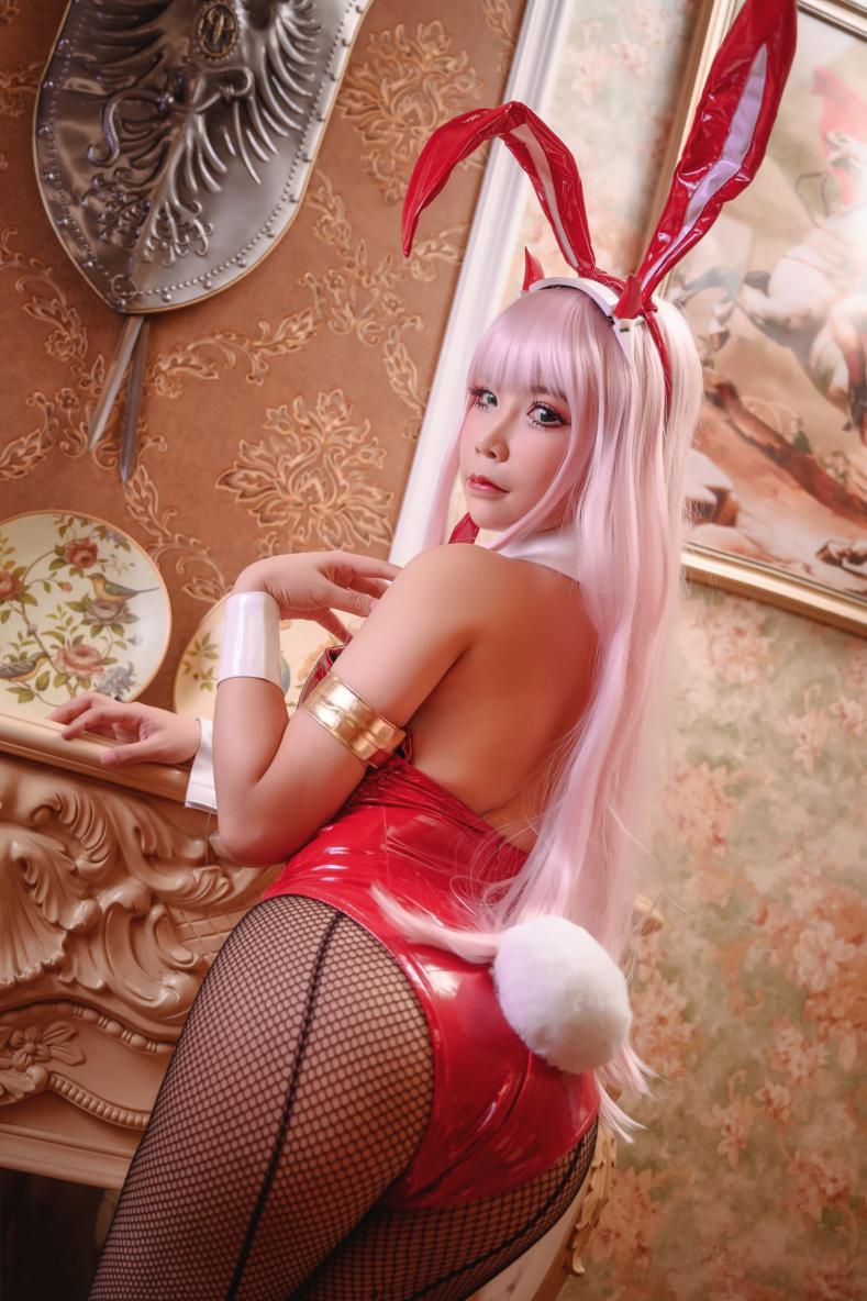 微博红人Coser@抱走莫子aa - 英梨梨兔女郎 [40P230MB] - 图片4