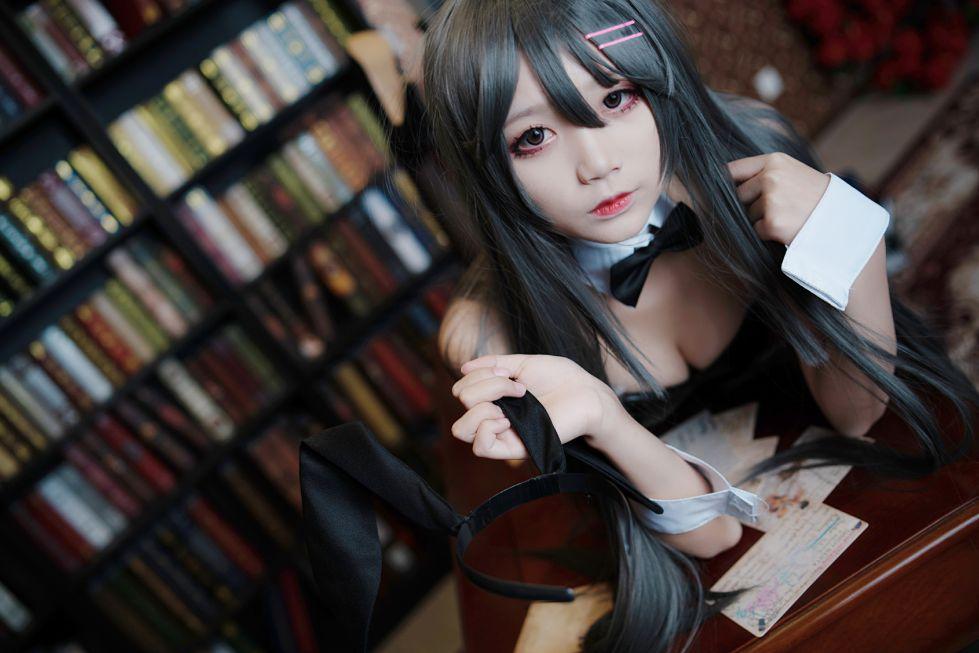 微博红人Coser@五更百鬼 樱岛麻衣兔女郎 [38P389MB] - 图片2