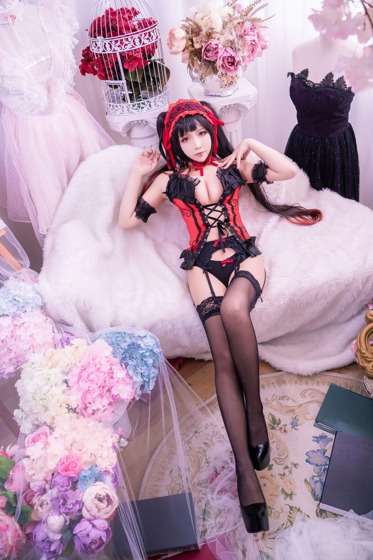 微博红人Coser@抱走莫子aa-狂三 内衣诱惑 [38P0.98G] - 图片2