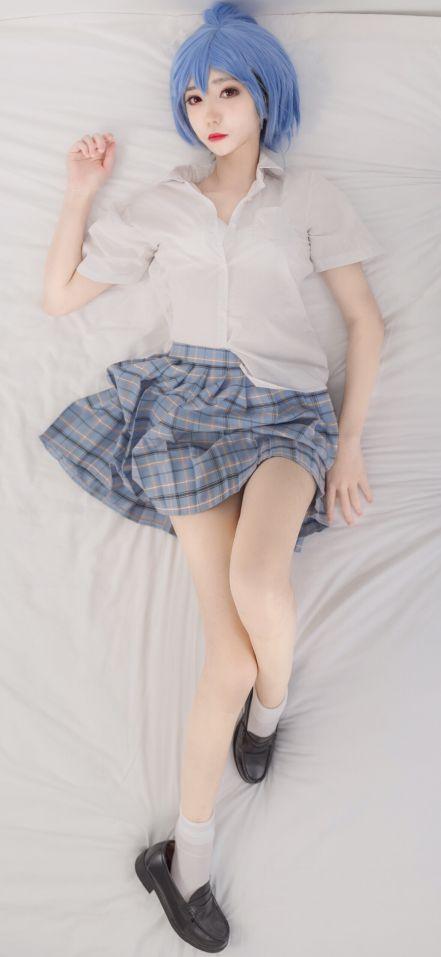 微博红人动漫Coser@南桃Momoko 绫波丽制服 [23P18.6MB] - 图片2