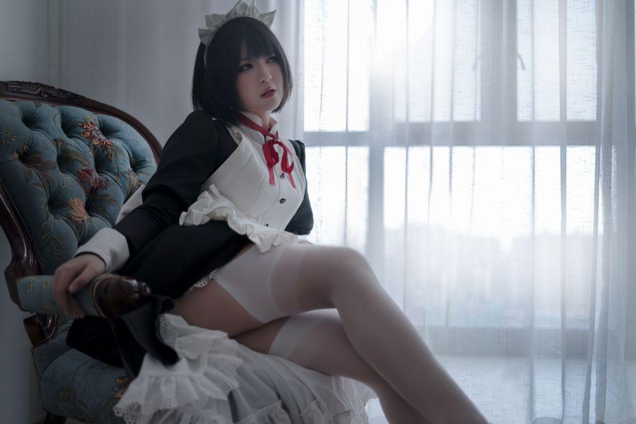 微博人气Coser@半半子 - 嫌パン メイド [60P2V308MB] - 图片3